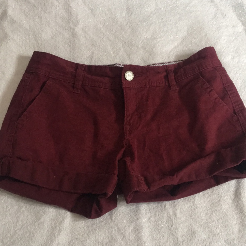 Maroon shorts